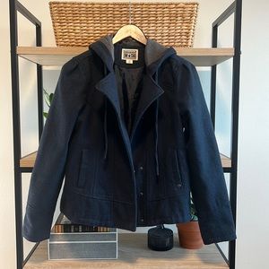 Converse One Star Heavyweight Winter Coat w/Hood & Pockets, M